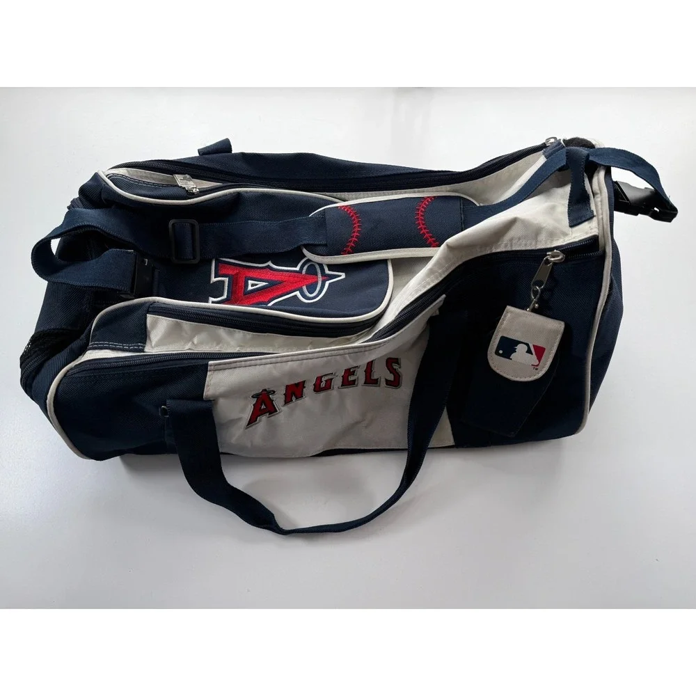 Los Angeles ANGELS Baseball Duffel Utility Tote Bag Genuine MLB 20